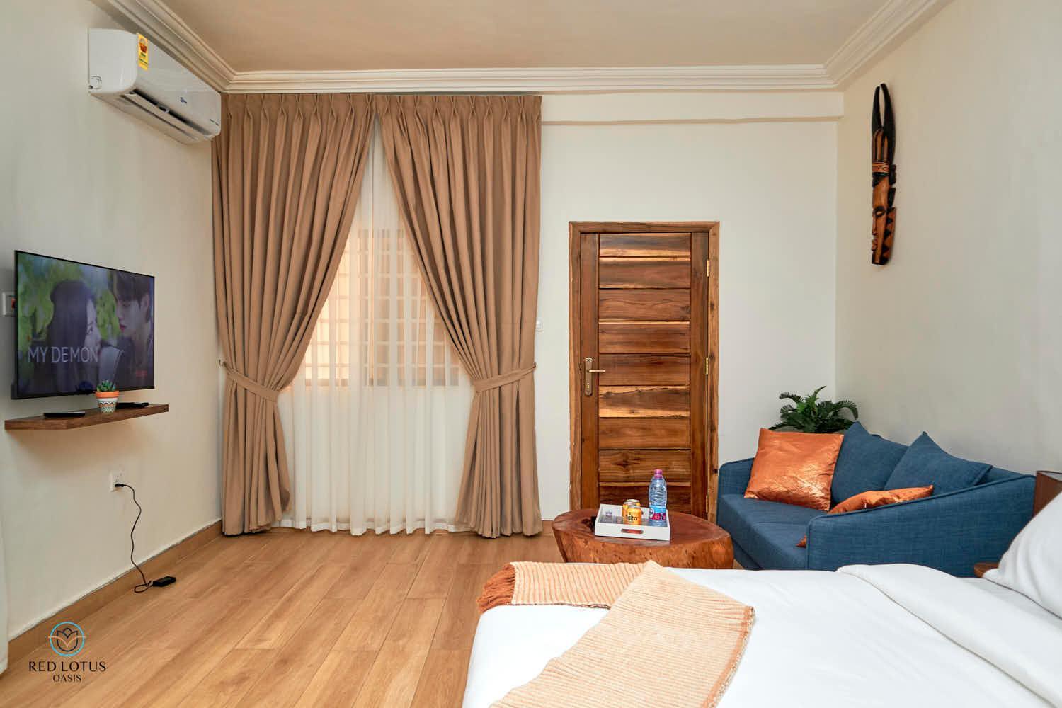 Charming Rooftop Apartments- Strong Wi-Fi & 40Percent Long-Stay Disc- Red Lotus Oasis Akkra Exterior foto