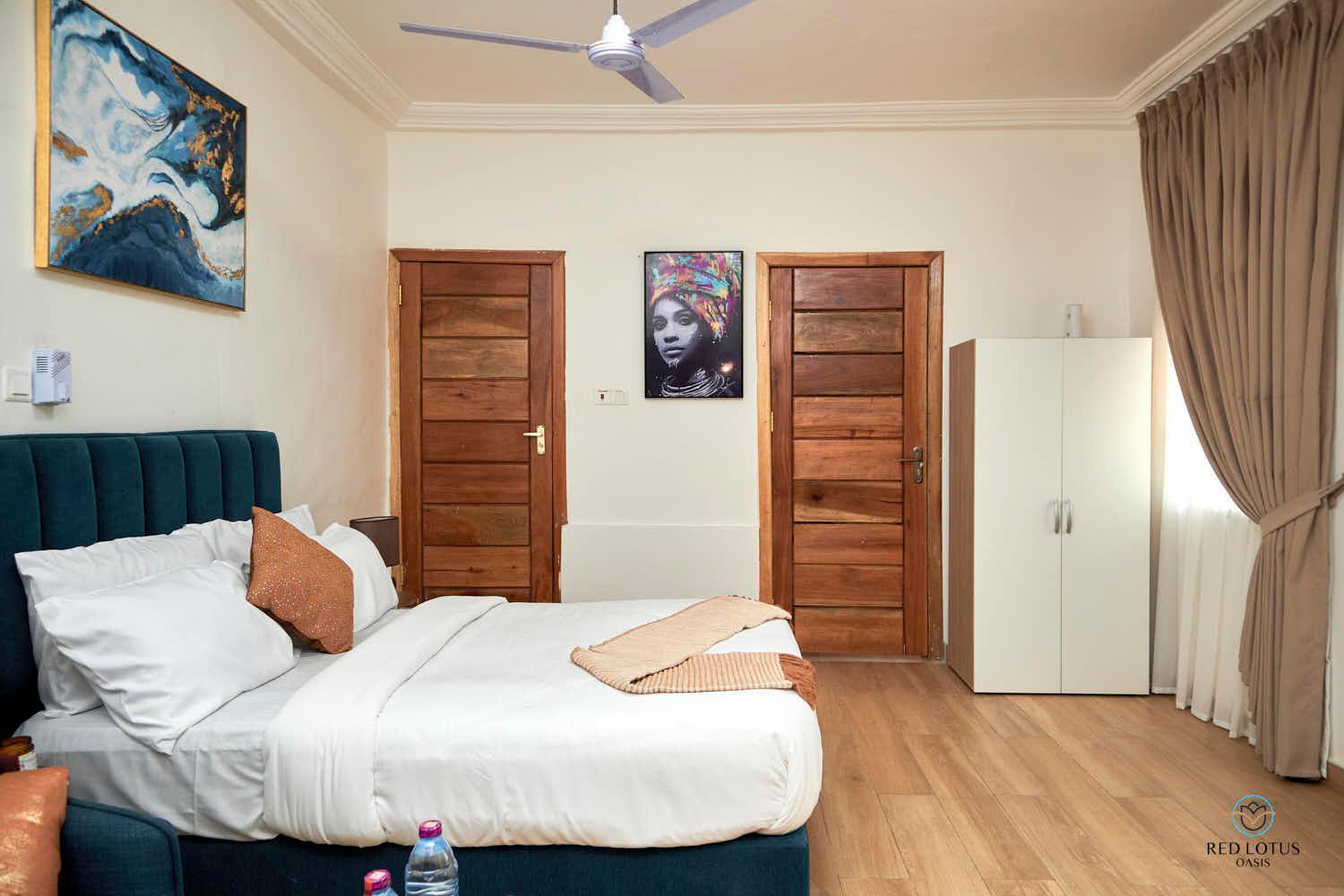 Charming Rooftop Apartments- Strong Wi-Fi & 40Percent Long-Stay Disc- Red Lotus Oasis Akkra Exterior foto