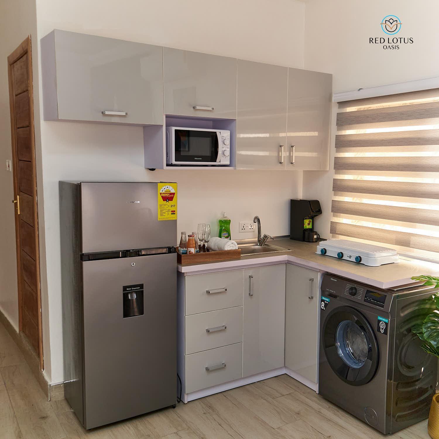 Charming Rooftop Apartments- Strong Wi-Fi & 40Percent Long-Stay Disc- Red Lotus Oasis Akkra Exterior foto